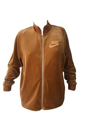 Nike Mens Velour Track Full Zip Jacket Size S